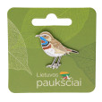 Pin badge Bluethroat